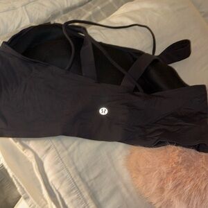 lululemon athletica black Like a Cloud Sports Bra size 12